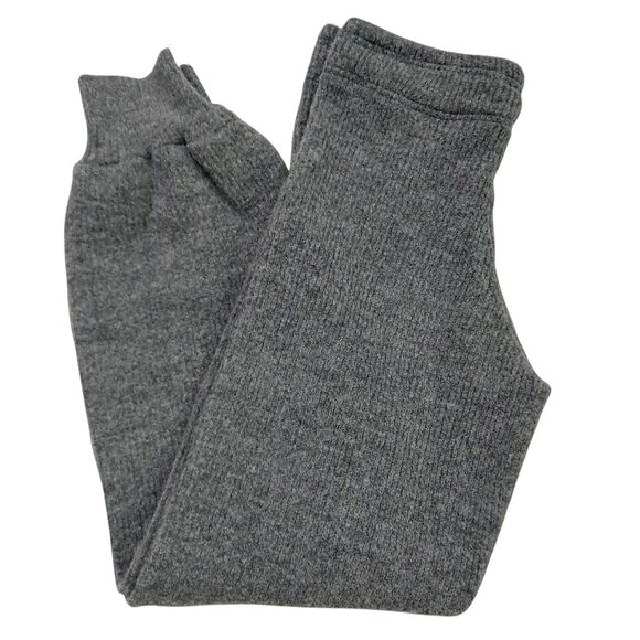4TH Reckless Joggers Womens 6 Gray Ribbed Knitted Pull On Comfy Cozy Warm - Picture 5 of 12